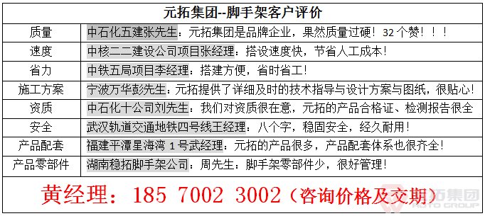 裝修結束后，盤扣腳手架該怎么拆除?
