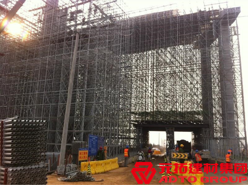 盤扣架數(shù)量計(jì)算難不難，盤扣一噸可以搭多少平？