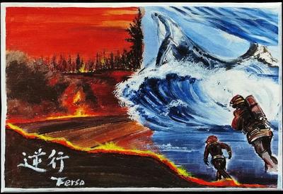 川農(nóng)大“11·9”安全宣傳月 繪畫(huà)藝術(shù)賦能消防安全教育